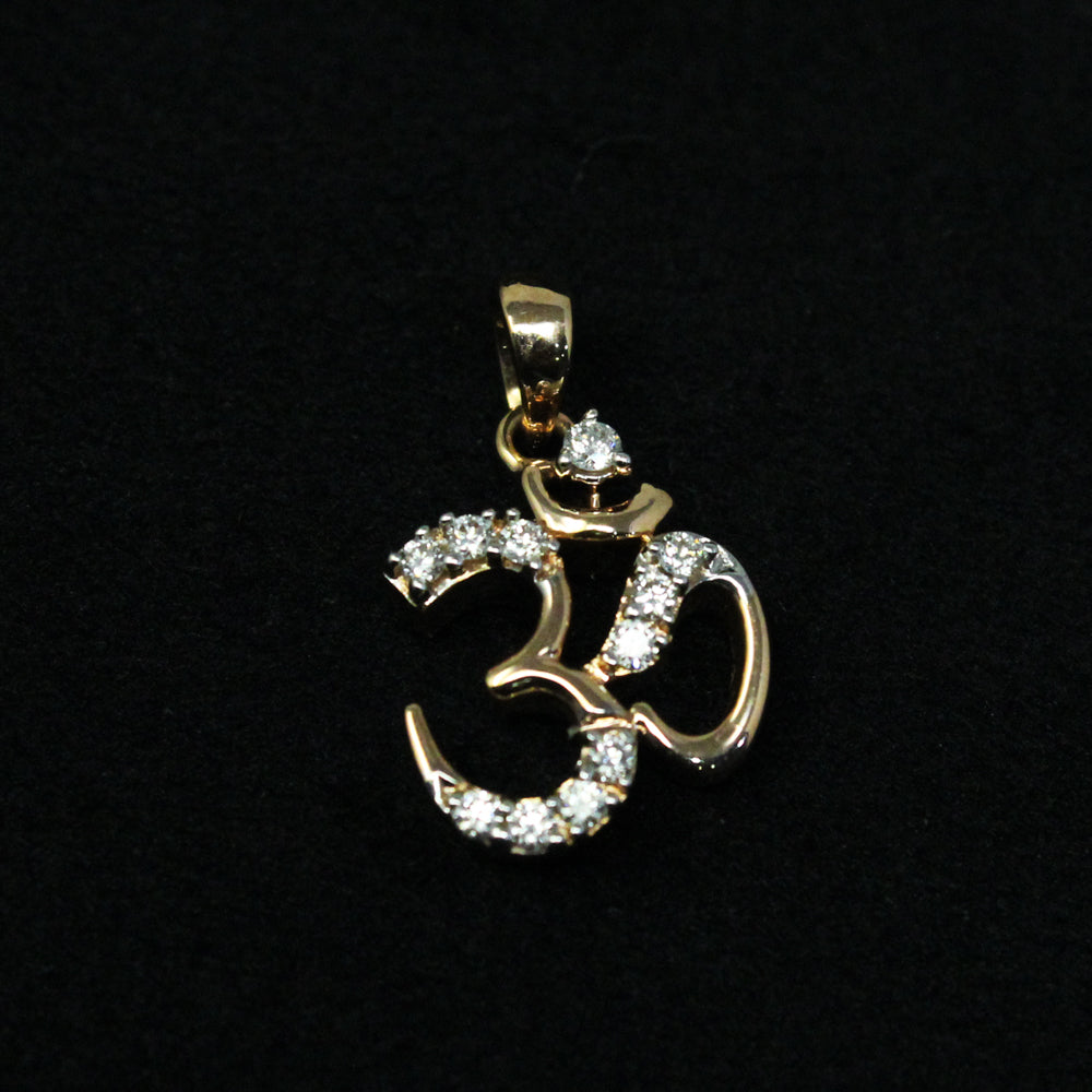Om Diamond Pendant