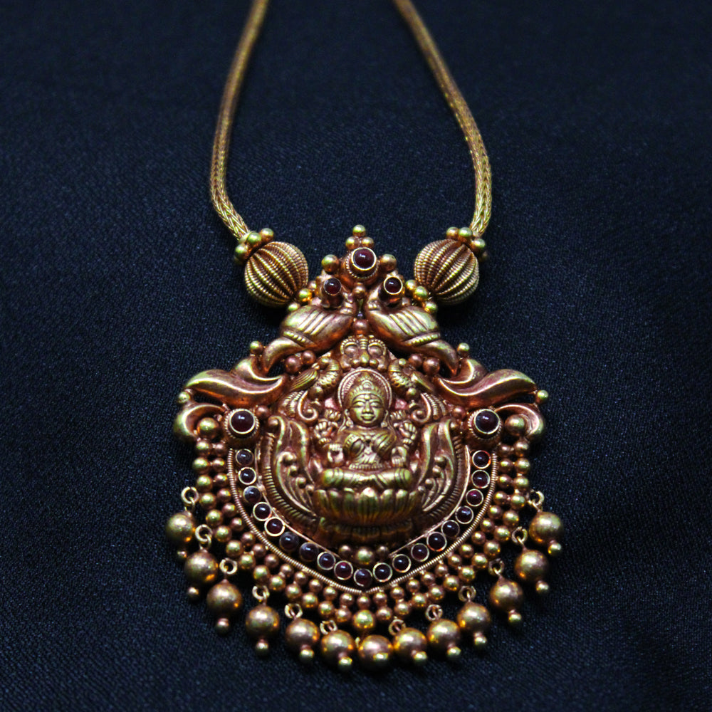 Buy Lakshmi Devi Hanging Necklace in India Chungath Jewellery Online