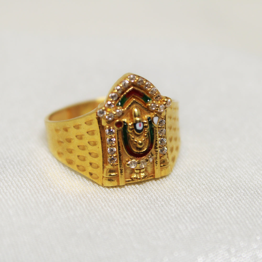 Tirupati Balaji Finger Ring - Main Image