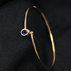 Blue Stone Diamond Bangle