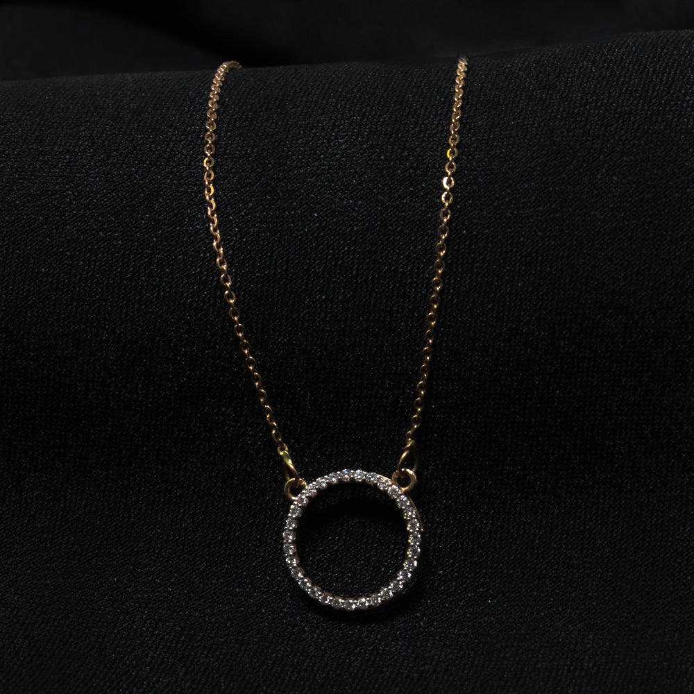 Round Diamond Necklace