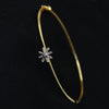 Single Star Diamond Bangle