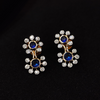Flower Diamond Stud