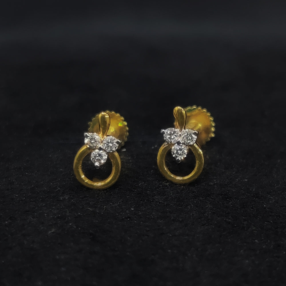 Three Star Diamond Second Stud