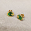 Green Stone Stud