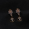 Flower Hanging  Diamond Earring