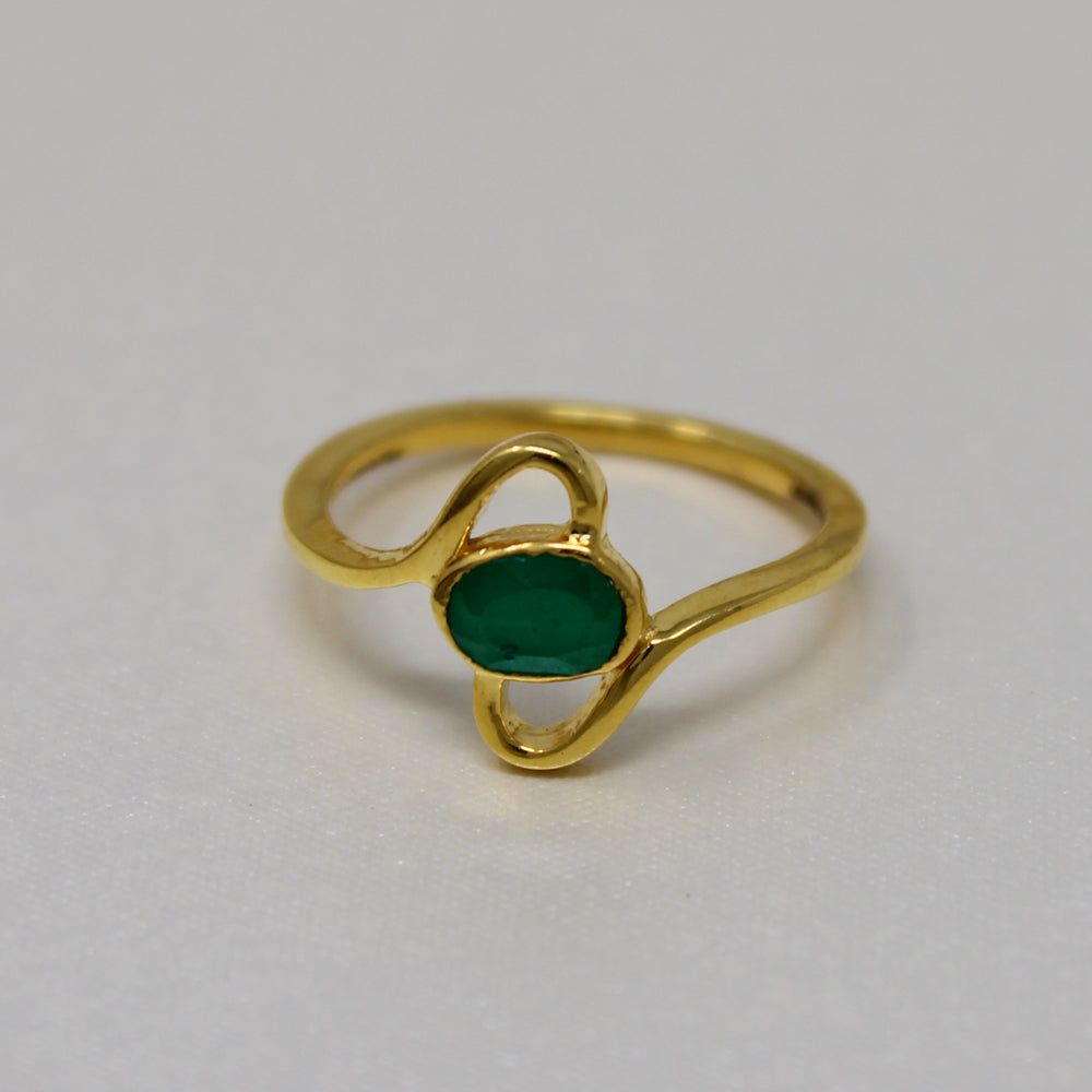 Gold Stone Small Finger Ring Design Gemstone Gold Ring Design For