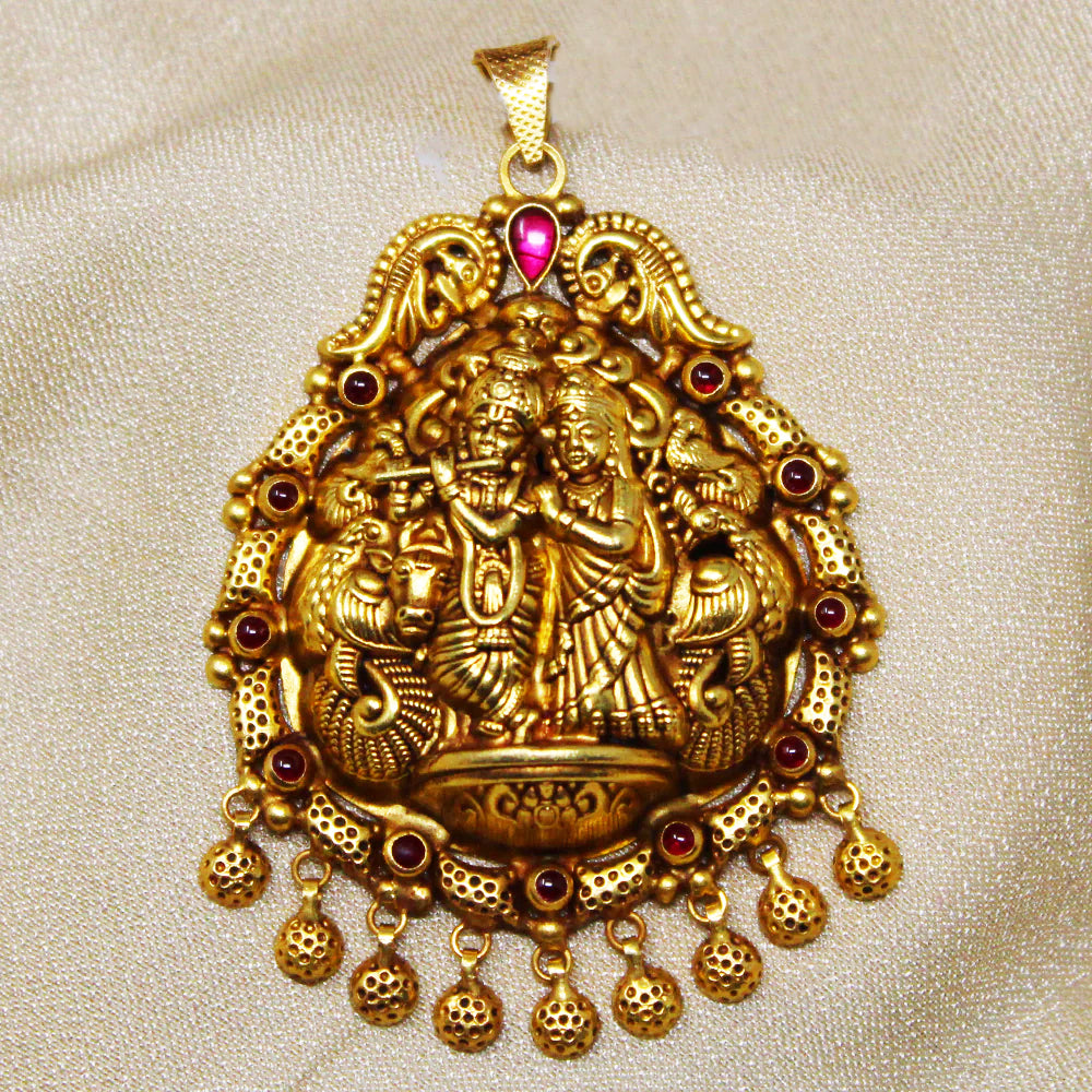 Radha Krishna Pendant