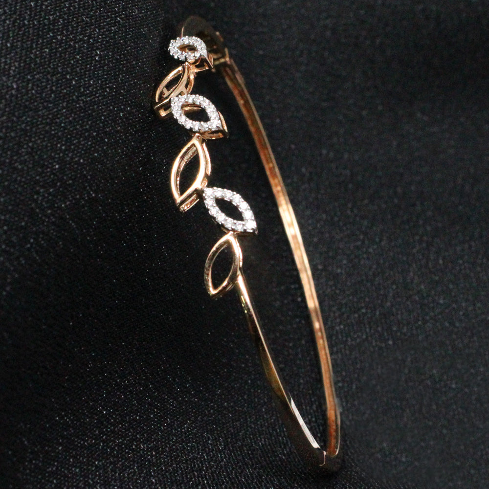 Petal Diamond Bangle