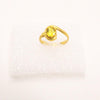 Birth Stone Finger Ring(Yellow Sapphire)