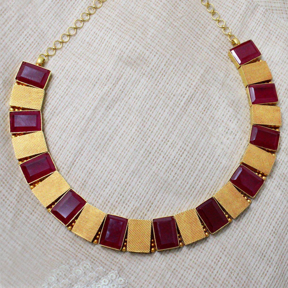 Red Stone Necklace