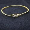 Eye Shape Diamond Bangle
