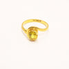Birth Stone Finger Ring(Yellow Sapphire)