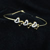 Heart Shape Diamond  Bangle