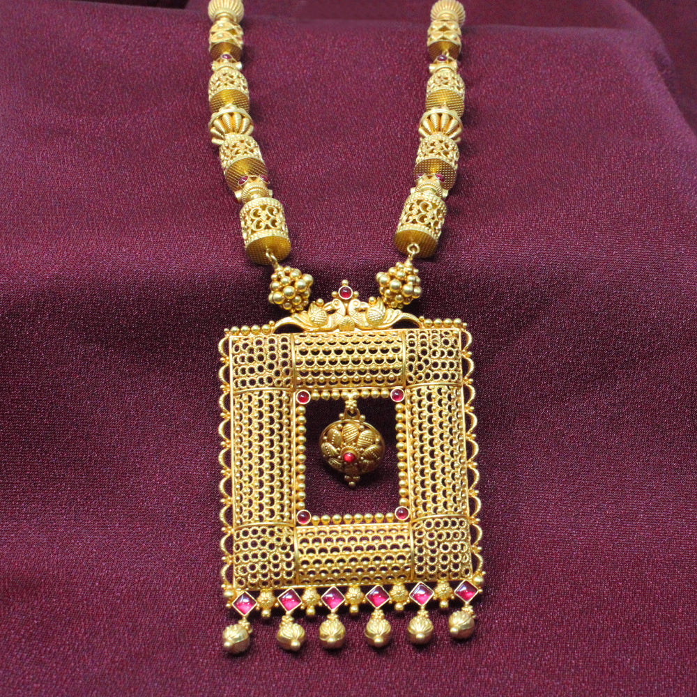 Temple Design Necklace - Main Image