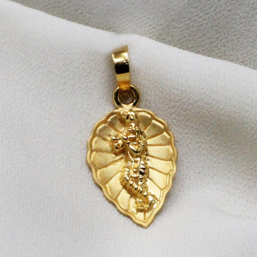 Leaf deals krishna pendant