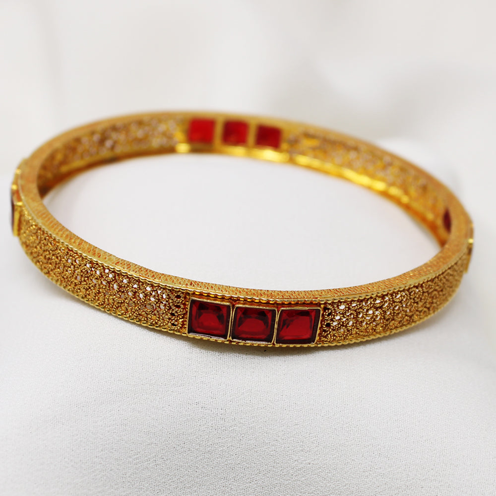 Red Stone Bangle