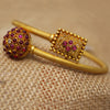Pink and White Stone Bangle