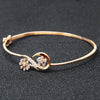 Flower Diamond Bangle