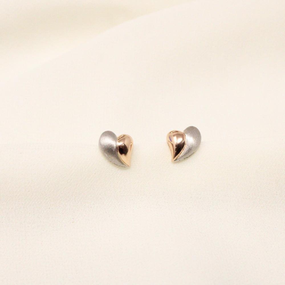 Heart Platinum Stud