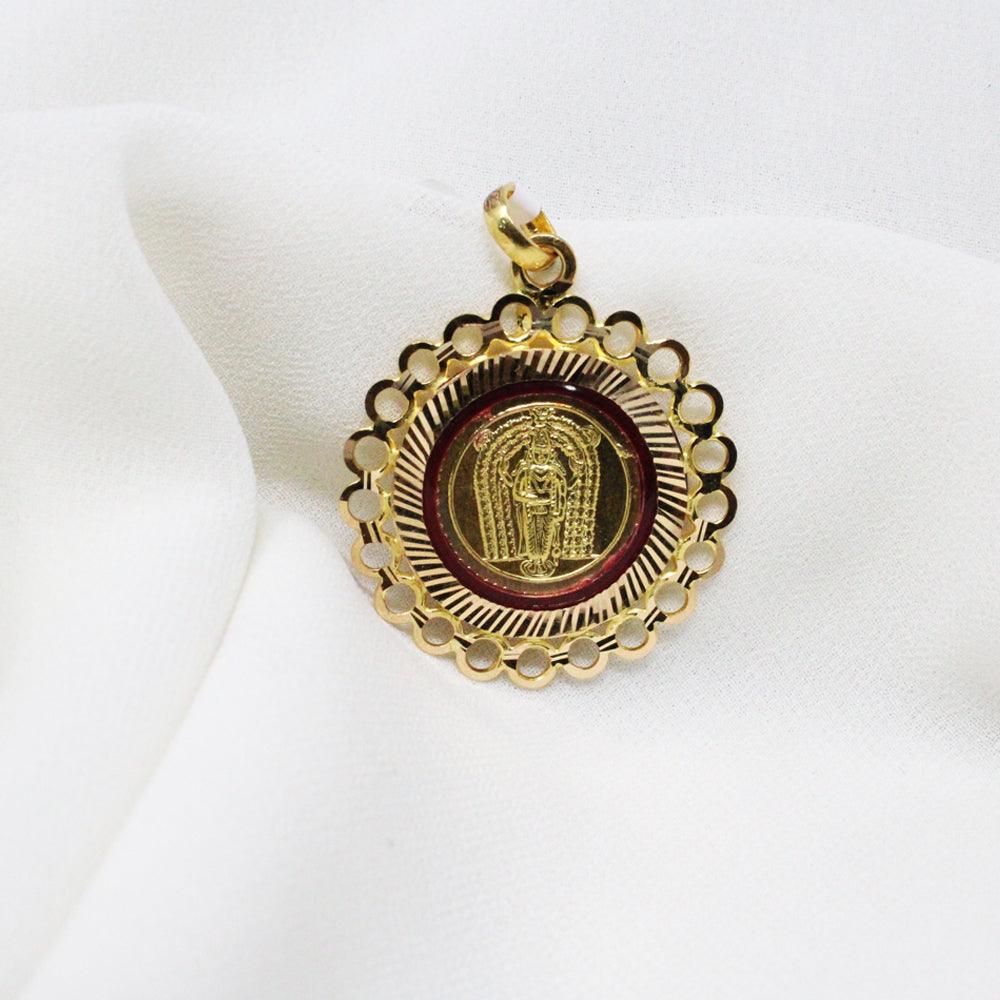 Red Guruvayurappan Locket1