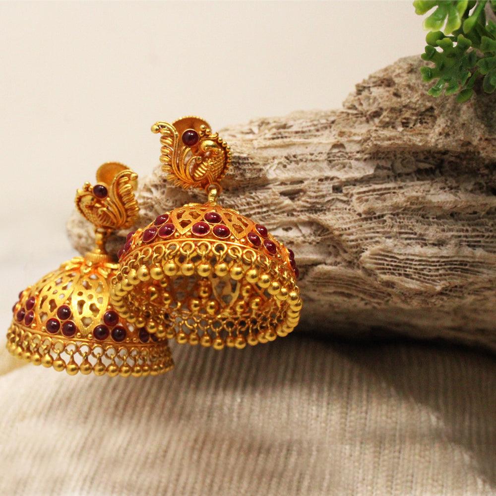 Traditional Bhima Jewellers Jhumka Designs With Price Buy Jumka In