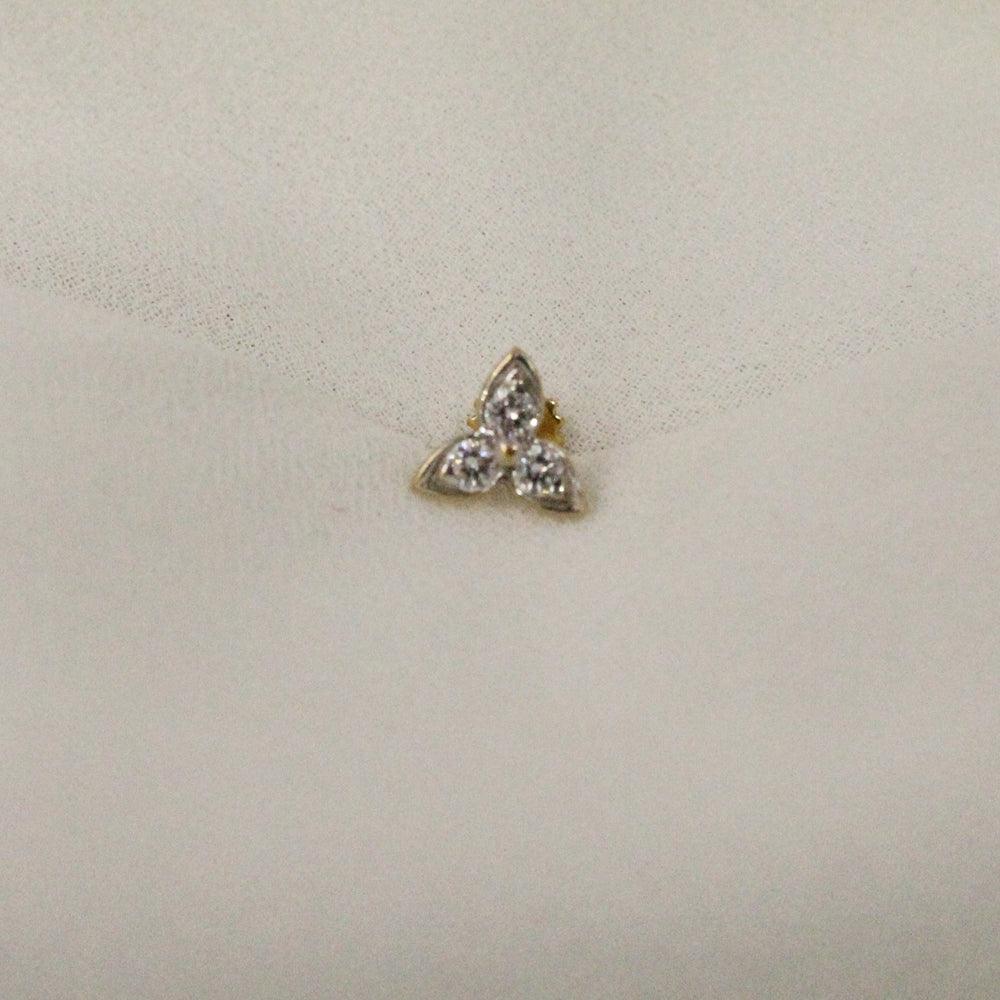 Chungath jewellery diamond 2024 nose pin