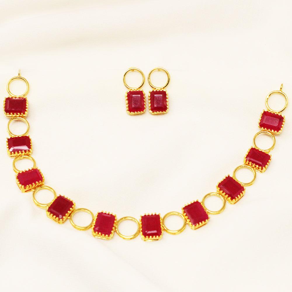 Red Stone Necklace