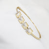 Square Diamond Bangle