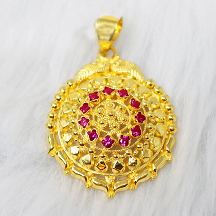 Rose Stone Pendant