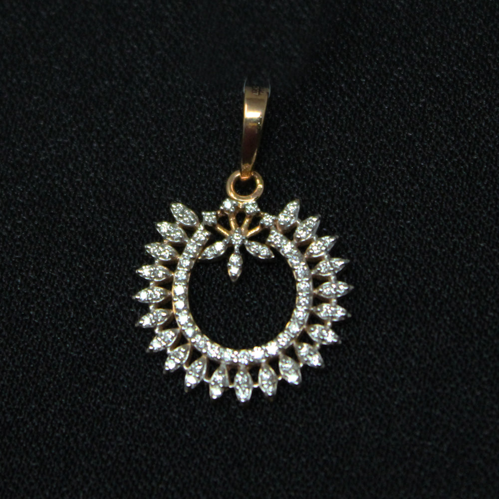 Flower Diamond  Pendant