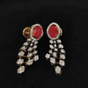 Ruby Stone Diamond Earring