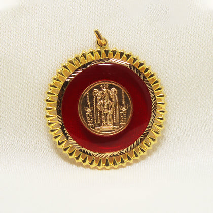 Red Guruvayurappan Pendant