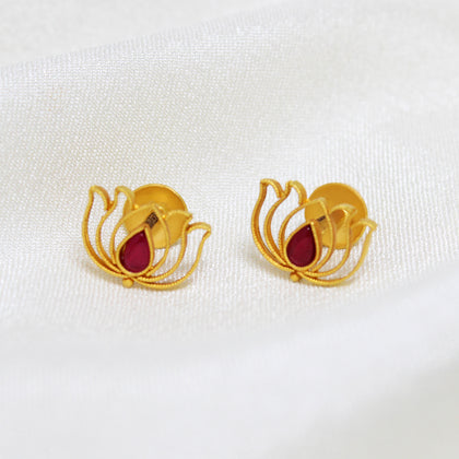 Lotus Shape Earring