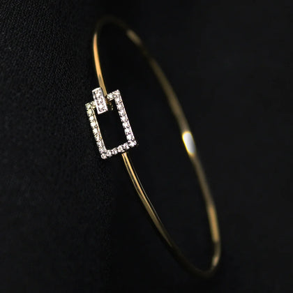 Rectangle Shape Diamond Bracelet