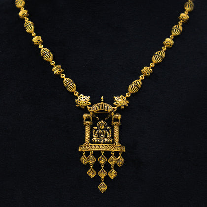 Lakshmi Devi Hanging Necklace