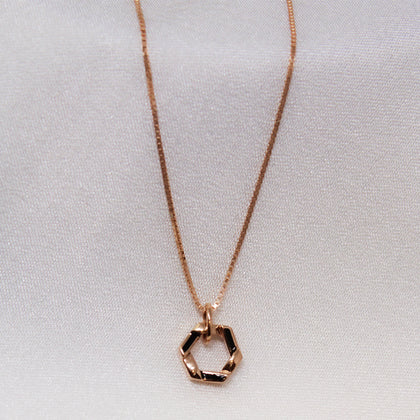 Hexagon shape Necklace