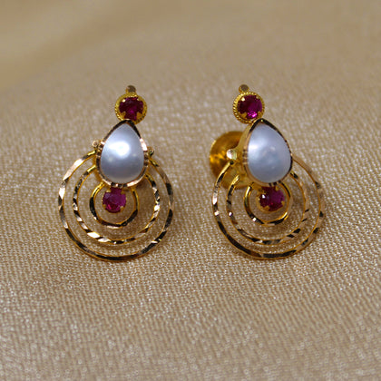 Oval Shape Stud