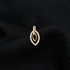 Leaf Shape Diamond Pendant