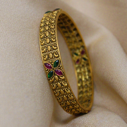 Double Stone Bangle