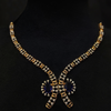 Blue Stone Diamond Necklace