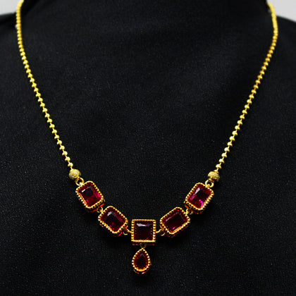 Red Stone Necklace