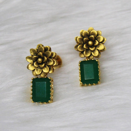 Green Stone Earring