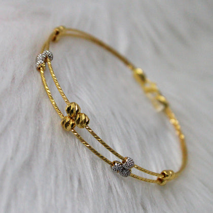 Two Layer Zig Zag Bangle