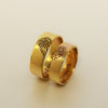 Finger Print Couple Ring