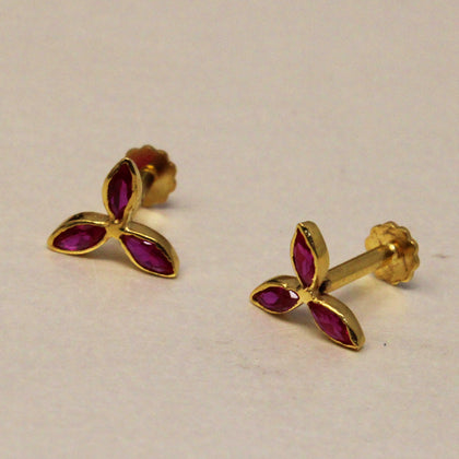 Flower Shape Stud