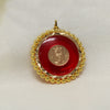 Red Guruvayurappan Pendant