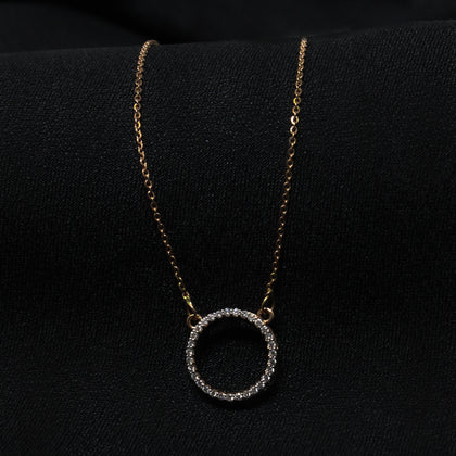 Round Diamond Necklace