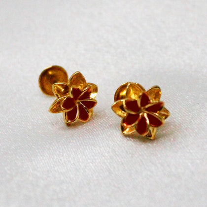 Rose Flower Earring