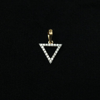 Triangle Shape Diamond Pendant